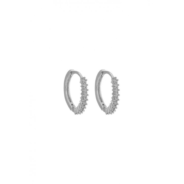 Bruna's Choice Zadar Hoops - 18k gold silver zicronia