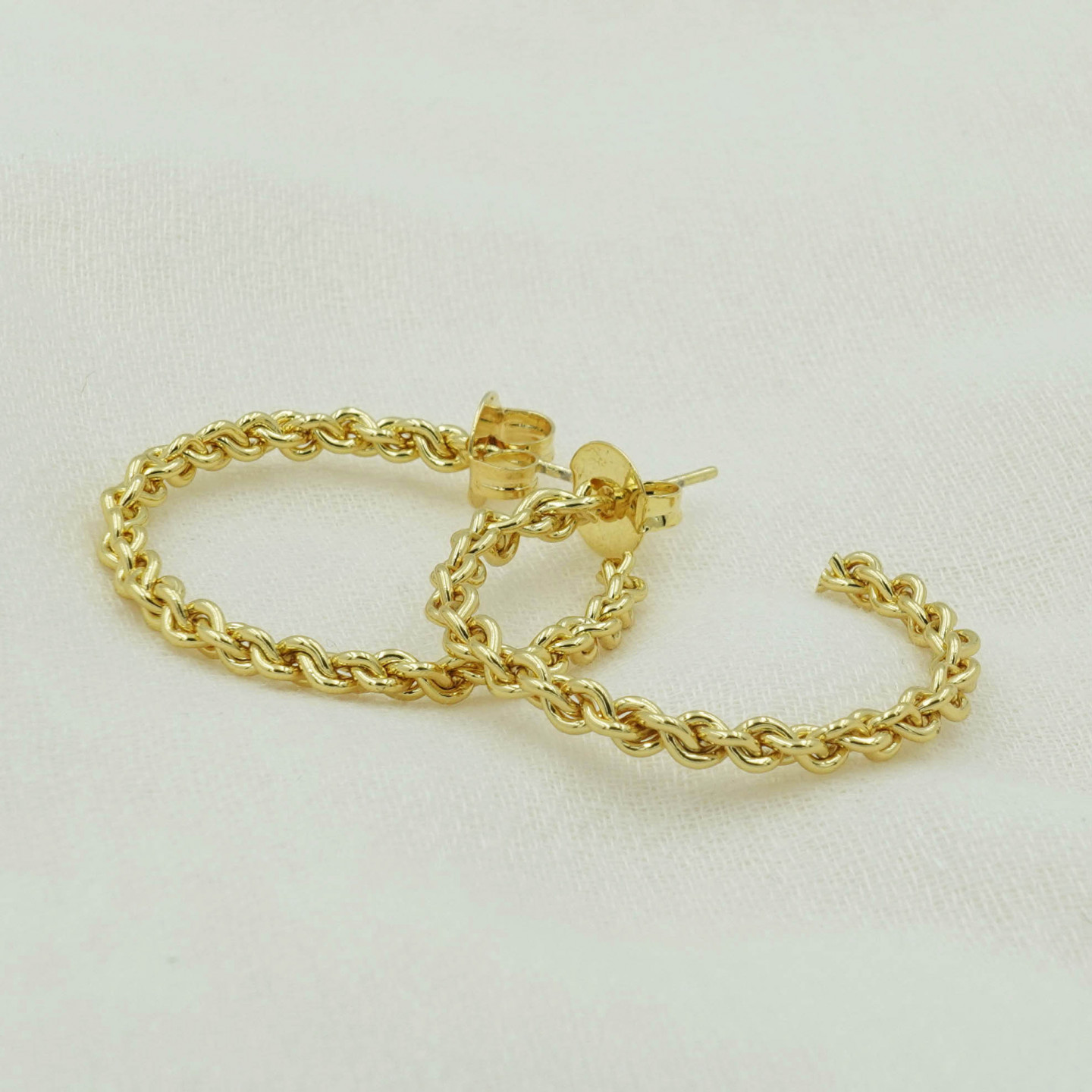 Bruna's Choice Catania Hoops - 18k gold