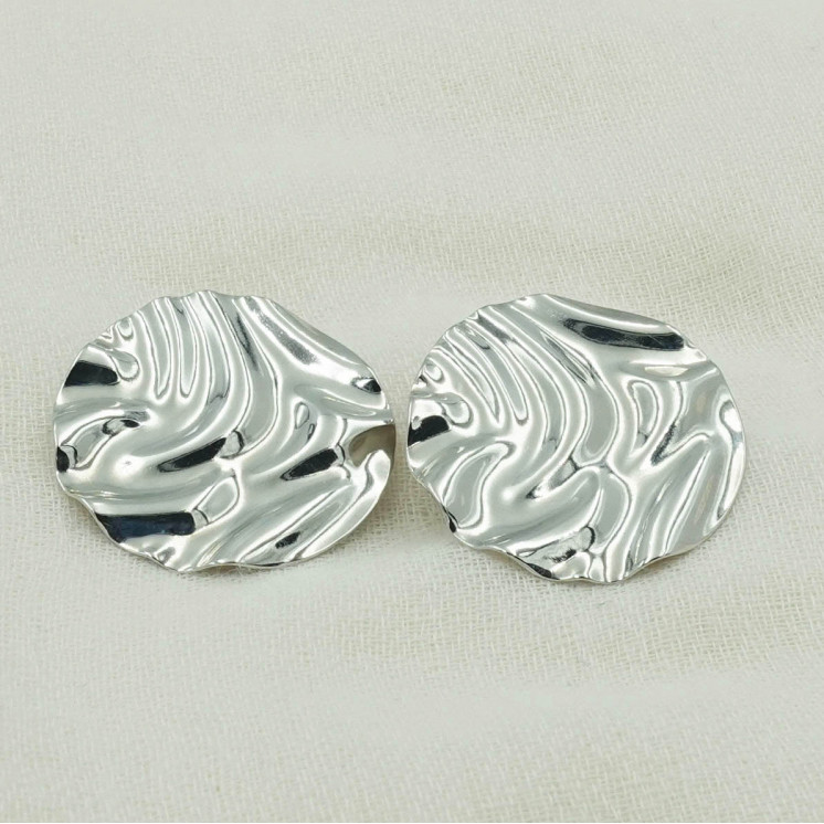 Bruna's Choice Torino Studs - rhodium plated silver