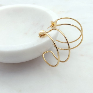 Bruna's Choice Calabria Hoops - 18k gold