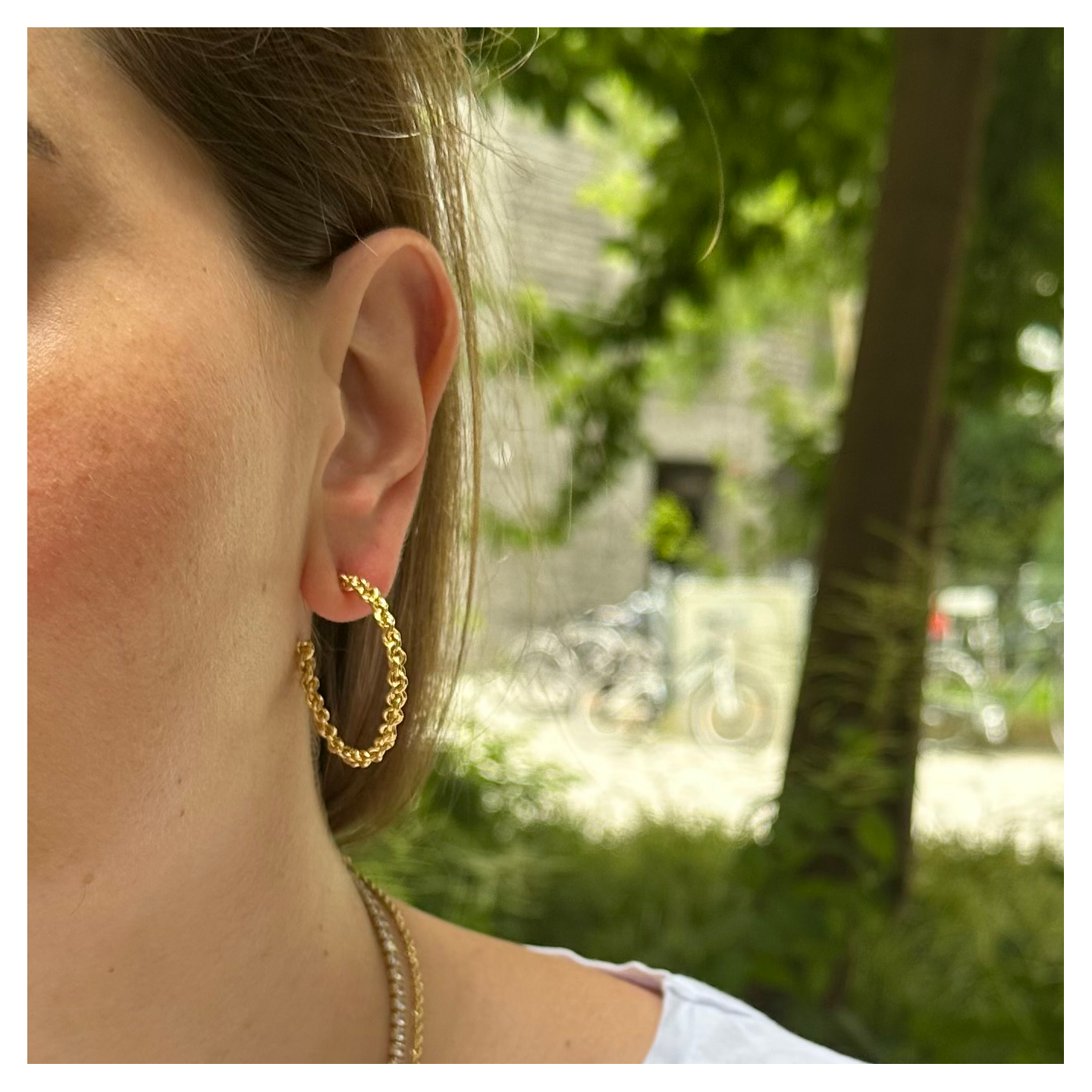 Bruna's Choice Catania Hoops - 18k gold