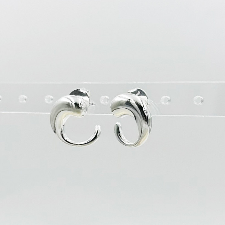 Bruna's Choice Aosta Studs - 18k gold plated, silver Rhodium plated