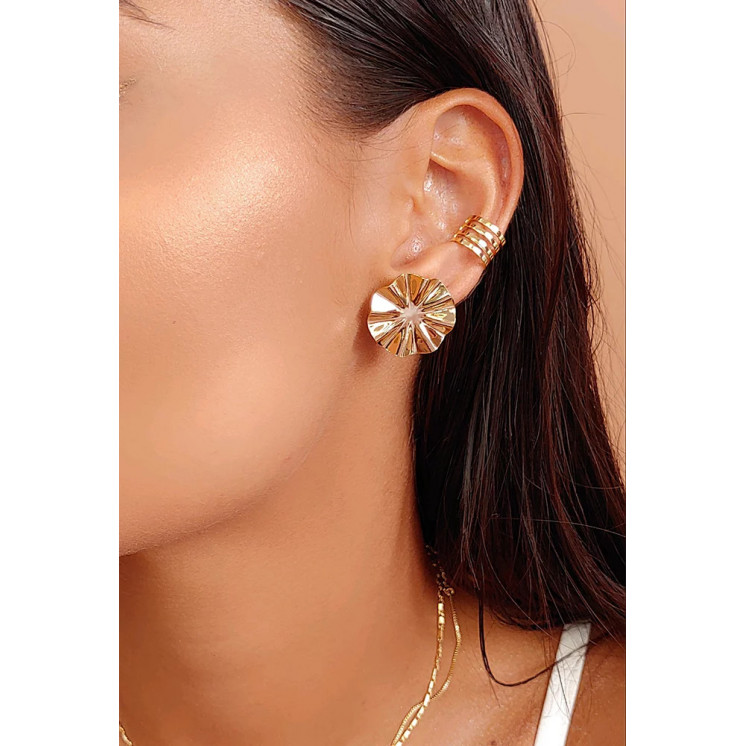 Bruna's Choice Marbella Earring - 18k gold ziroconia