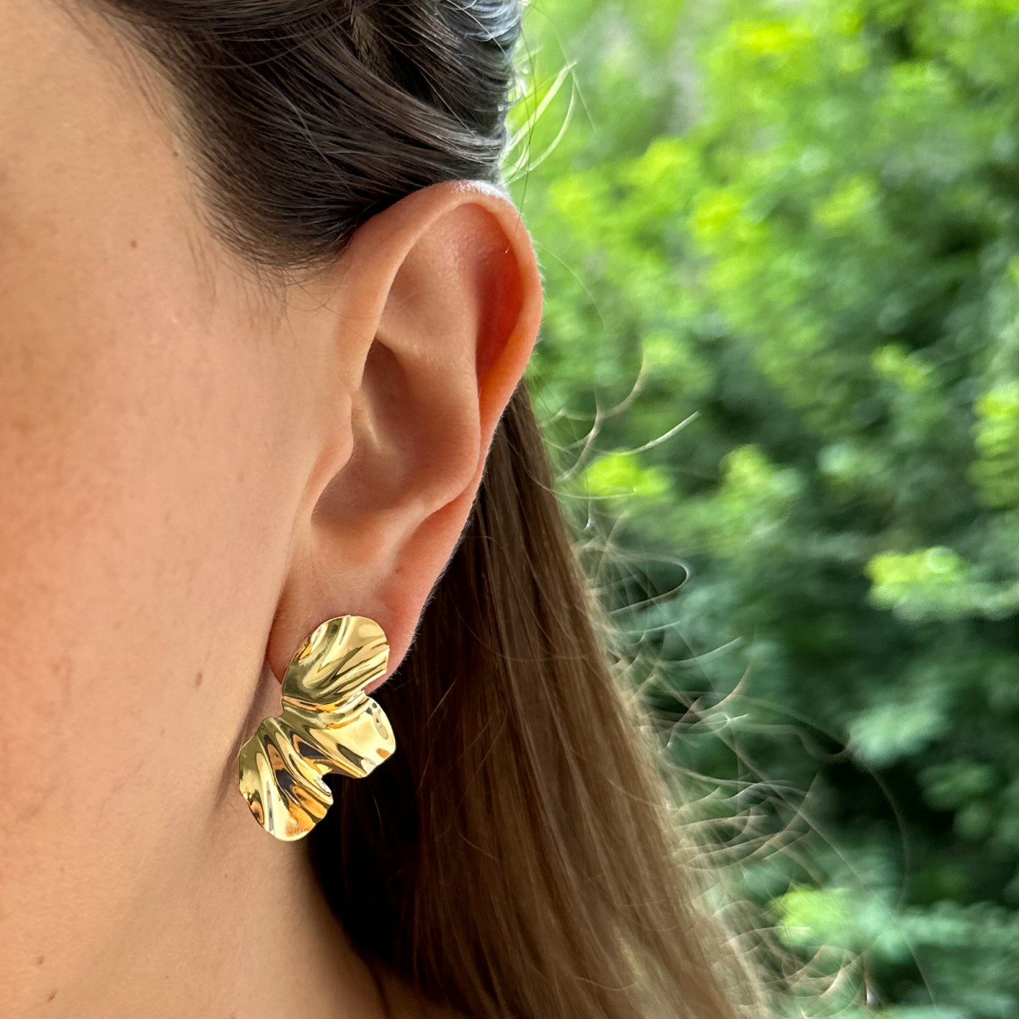 Bruna's Choice Madeira Studs - 18k gold plated