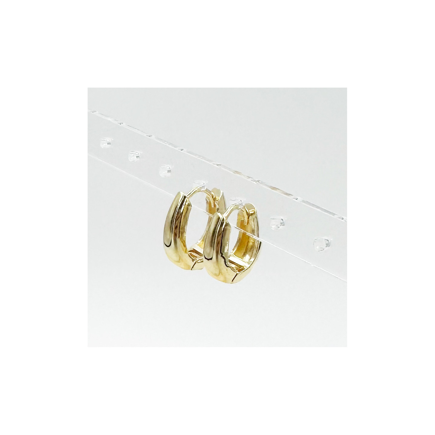 Bruna's Choice Corsica Huggies - 18k gold plated