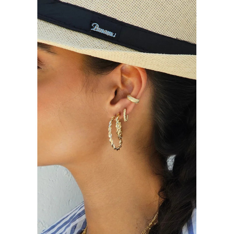 Bruna's Choice Menton Hoops - 18k vergoldet